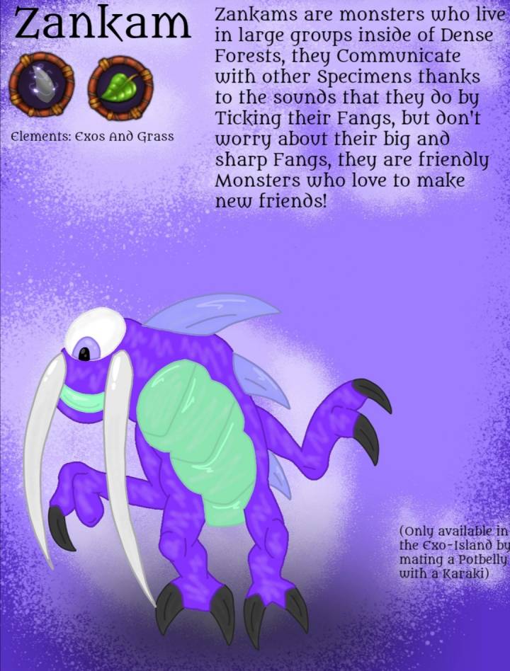 Zankam (Fanmade MsM Monster) by KAPPA_KEVIN on Sketchers United