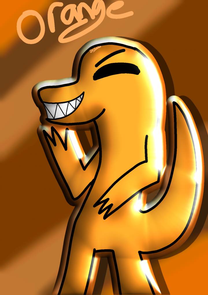 Rainbow friends orange fanart by lilysartlove on Sketchers United