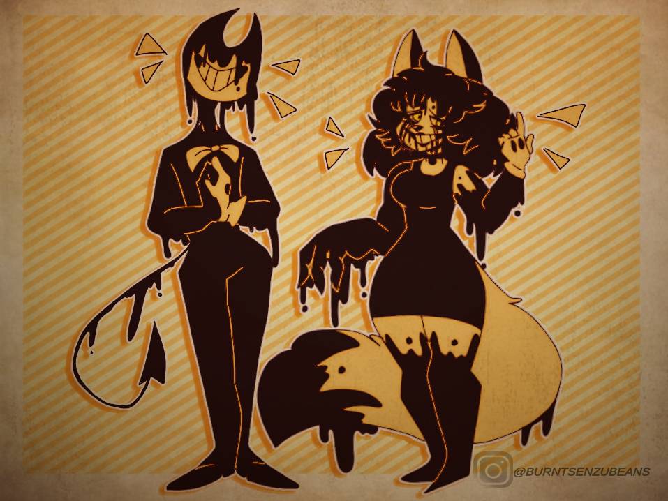 Uh oh tall 9ft spoopy cartoon ink demons :( by SpookySoupz on Sketchers ...