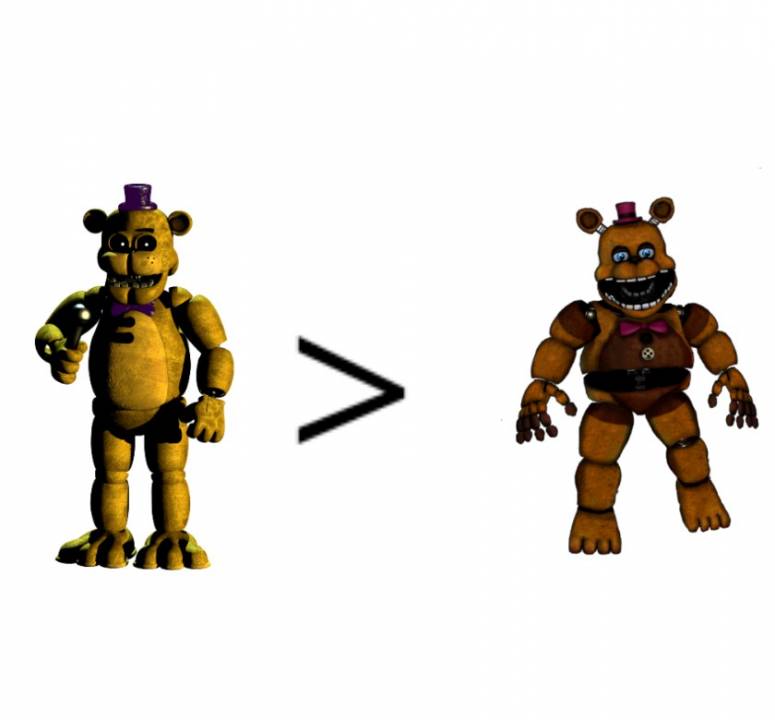 Fnaf Ucn Fredbear Ultimate Custom Night Five Nights At Freddy's Ironon