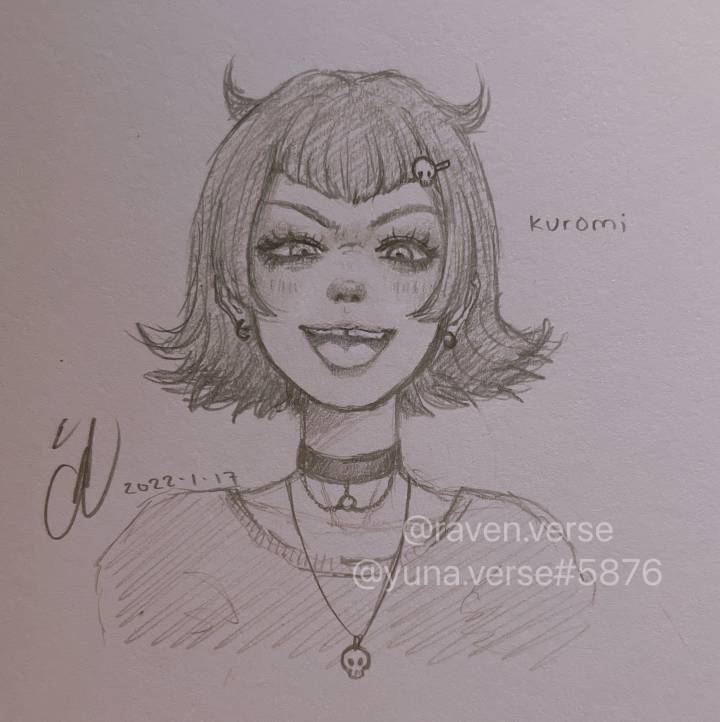 Kuromi as a human