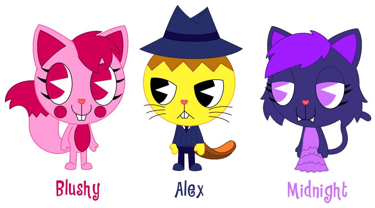 HTF: 3 HTF OC Redesigns by AmyGirl2001 on Sketchers United