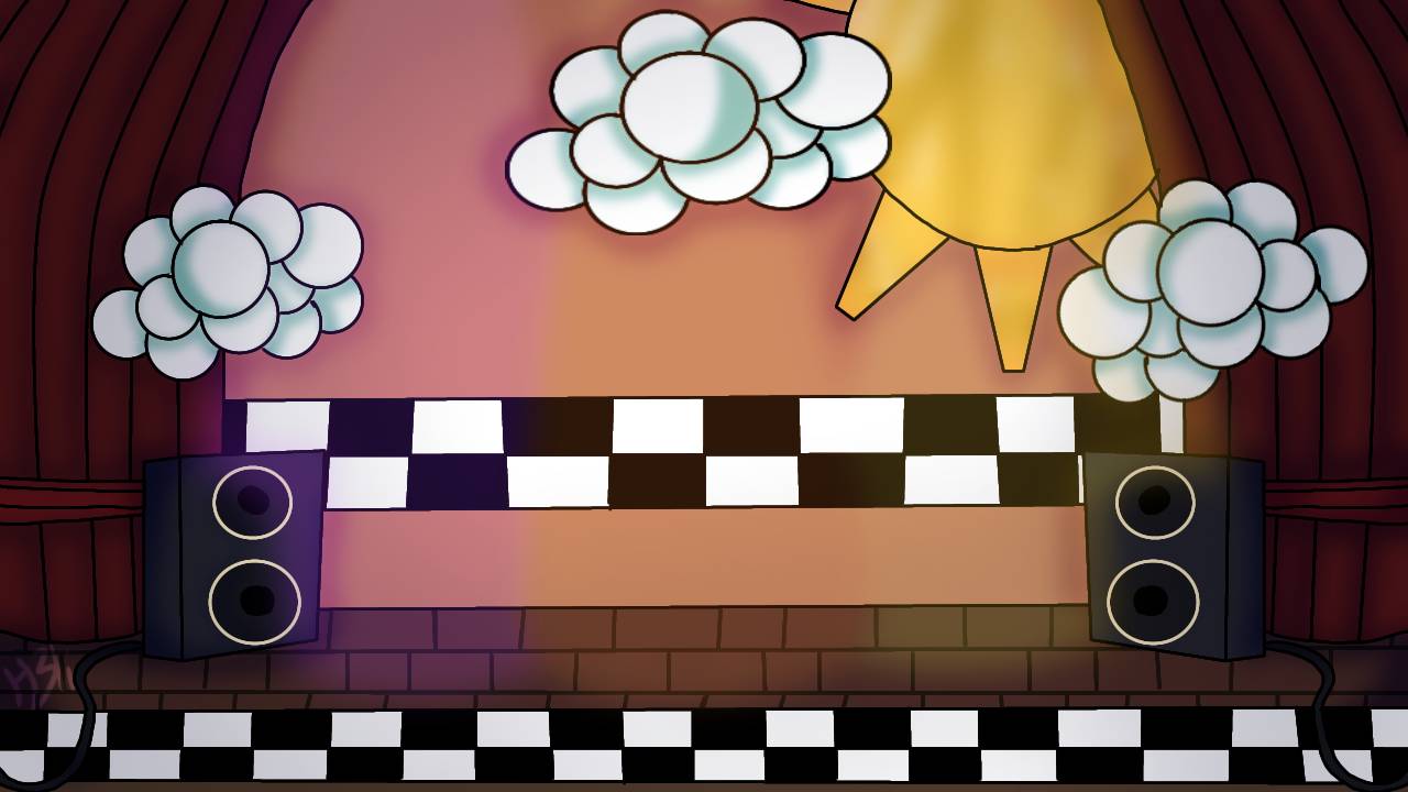 Fnaf 1 Stage By H3lic0pter On Sketchers United 5407