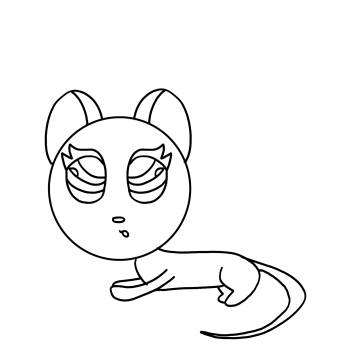 A baby mouse art base - Sketchers United