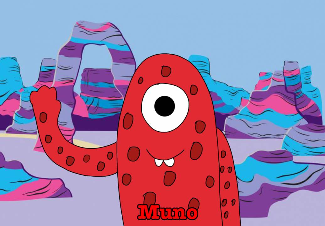 Yo Gabba Gabba Muno Drawing Muno Yo Gabba Gabba, Svg, Dxf, Eps, Png,