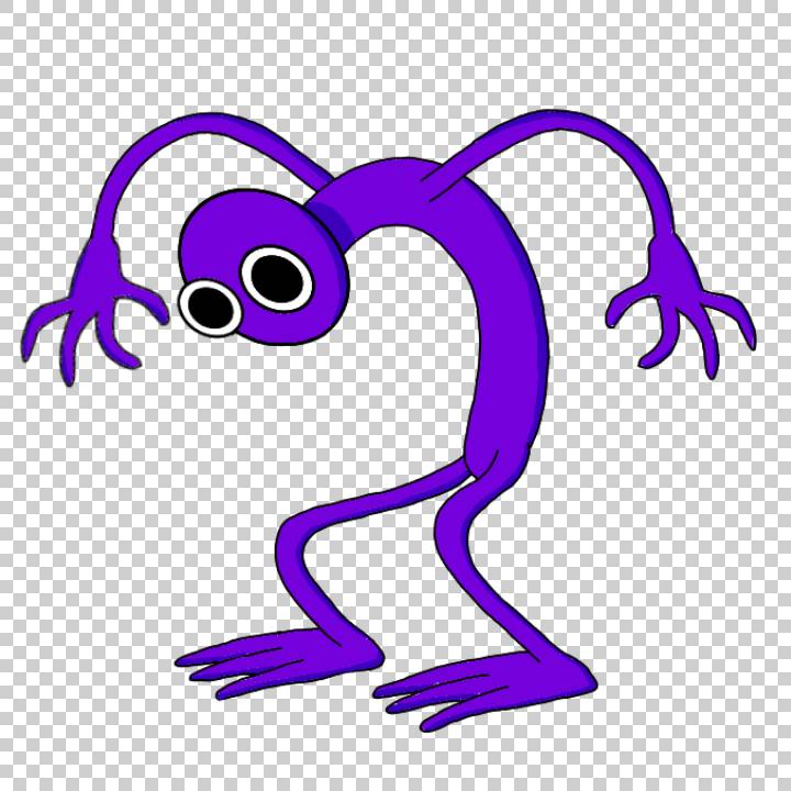 Png of Purple from Rainbow Friends and Gametoons by ZapDaAlienPea on  Sketchers United