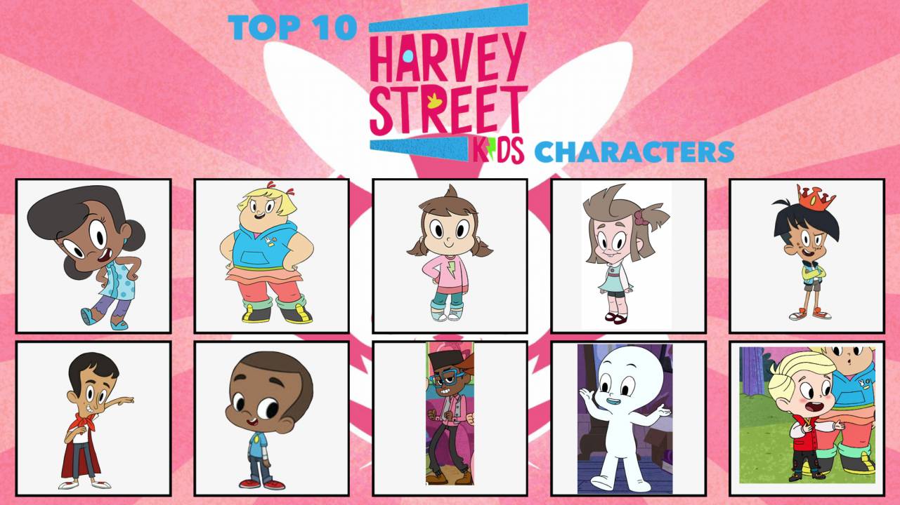 My top 10 harvey street kids characters by ptbf2002 on sketchers united