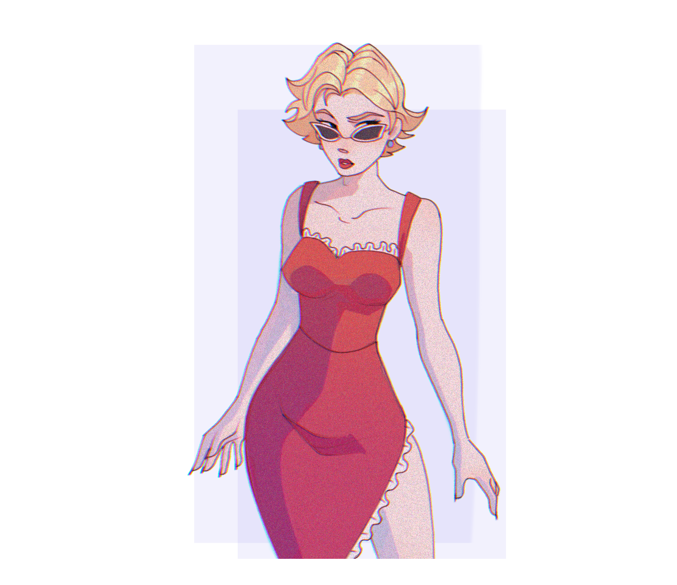 The Lady in the Red Dress by oblivion_jpg on Sketchers United