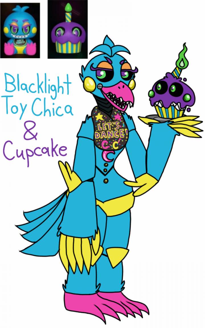 Blacklight Toy Chica by Volrin on Sketchers United