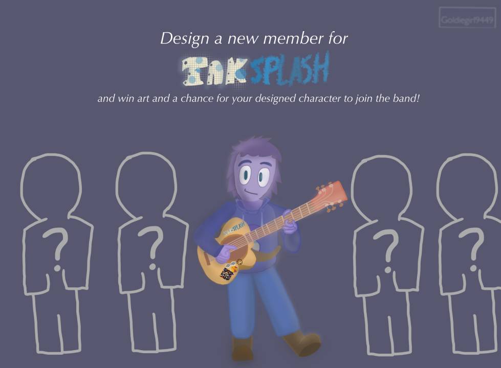 Character design contest for Ink Splash! (1/2) by Goldiegirl9449 on ...