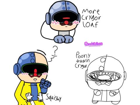 Some crygor drawings I made cuz why not on Sketchers United
