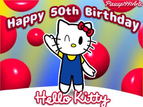 Happy 50th Birthday Hello Kitty 2024 on Sketchers United
