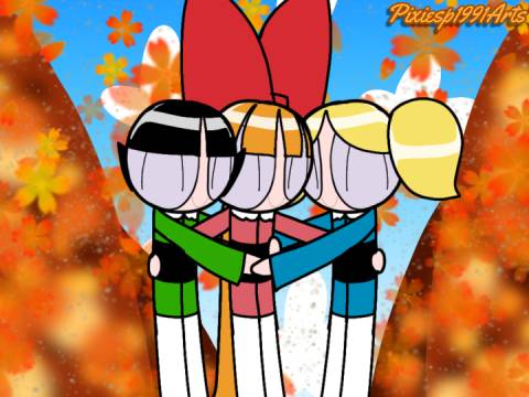 A Powerpuffs' autumn hug - Sketchers United