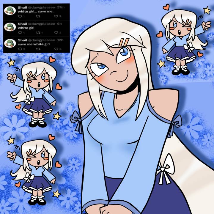 white girl.. save me.. white girl.. by EPICFACE on Sketchers United