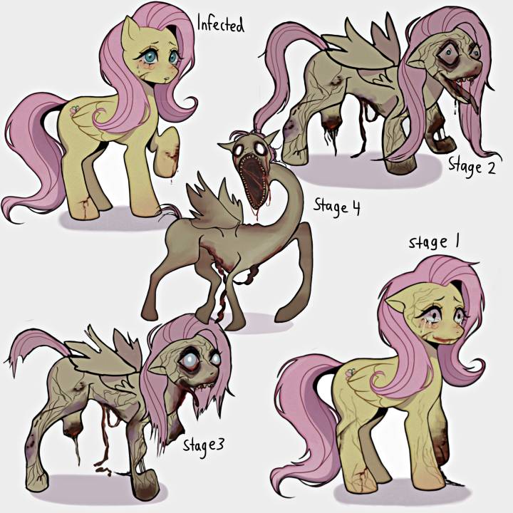 infected fluttershy au by sailorr on Sketchers United