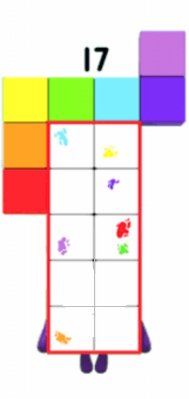 Numberblocks 17 my Version by chase45 on Sketchers United