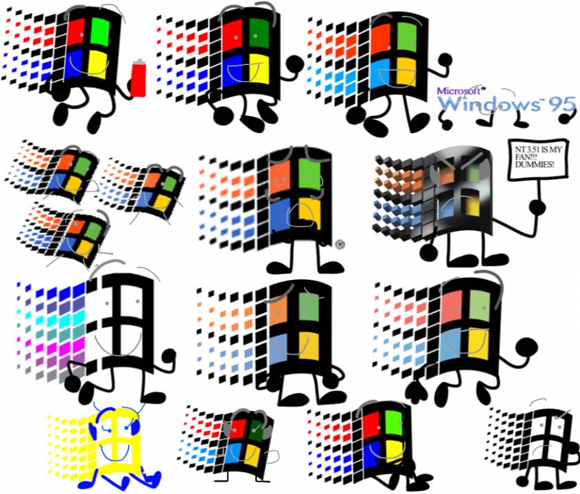 The Windows 9X Family by Xperience on Sketchers United