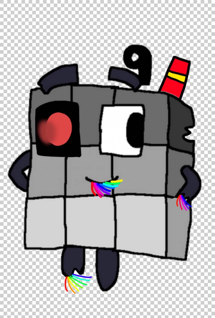 Numberblock 9 PNG by OzzieTheSquirrel on Sketchers United