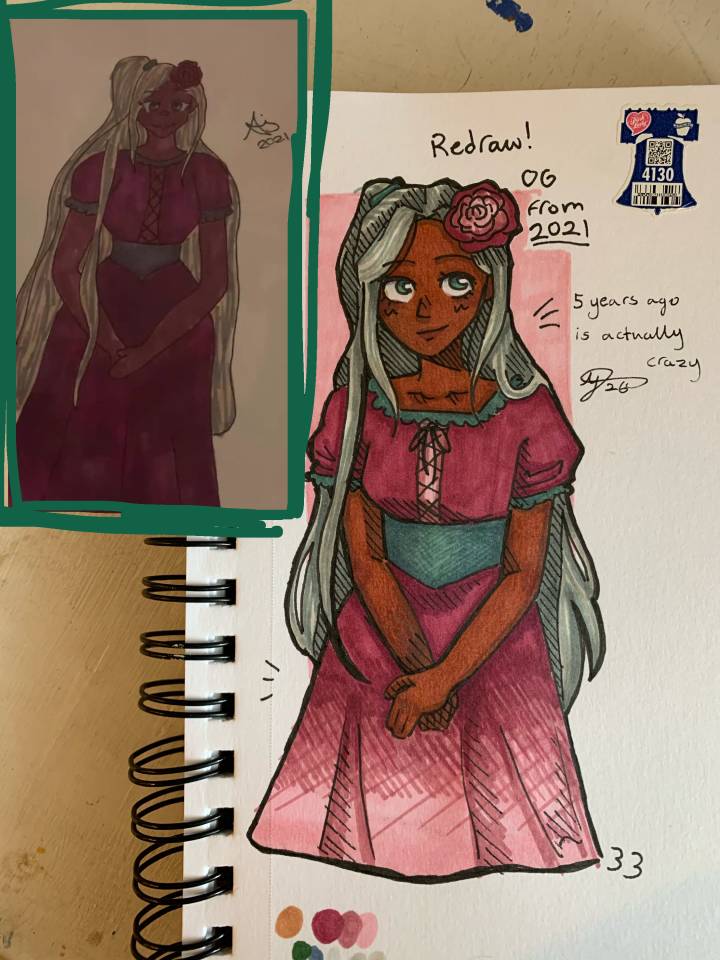 I did a redraw from 2021 by 11pl_uto11 on Sketchers United