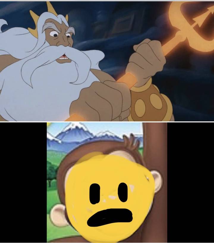King Triton Memes The Little Mermaid Sebastian And King Triton