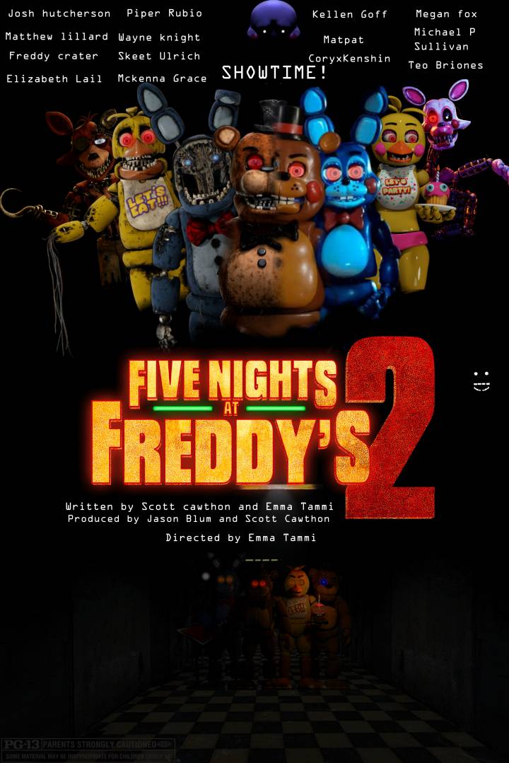 A remake of that one fanmade fnaf movie 2 poster by Yooo72618 on ...