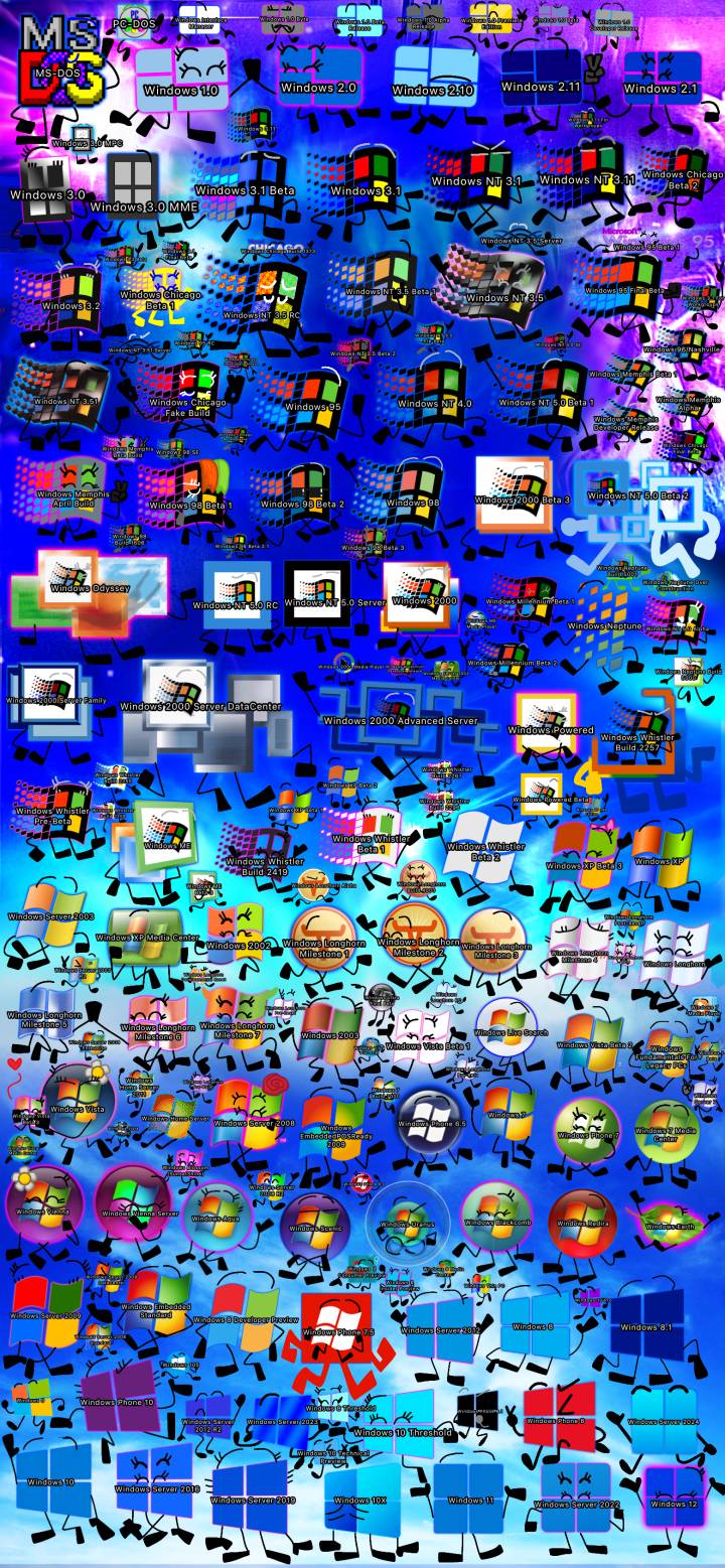 All Windows OS by FamousWintendo on Sketchers United