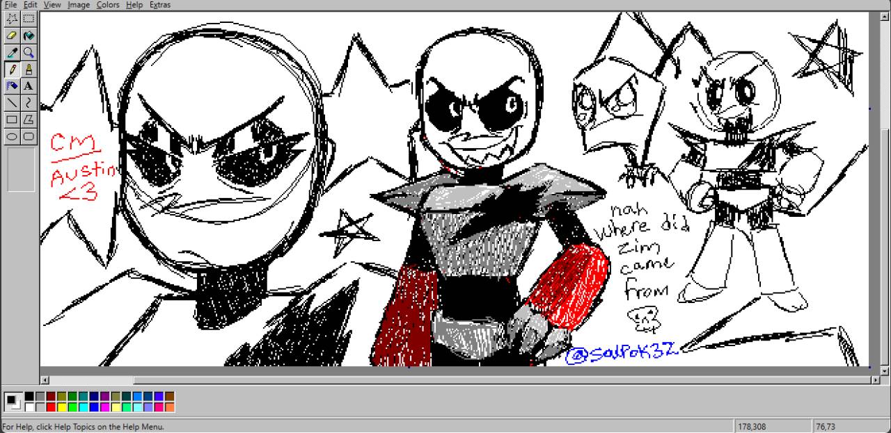 Wii deleted you + invader zim fanart :3 by SalPok3z on Sketchers