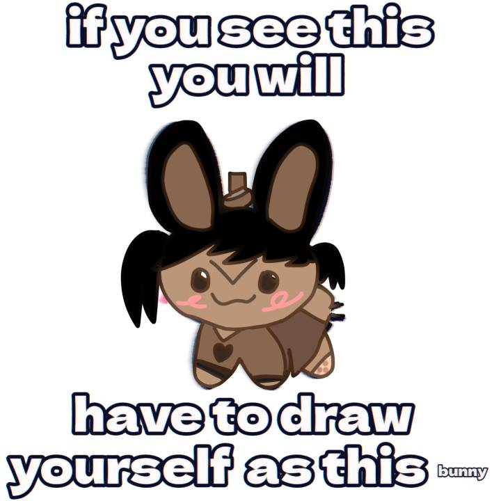 Draw yourself as this bunny… NOW. by FunChocoBaby on Sketchers United