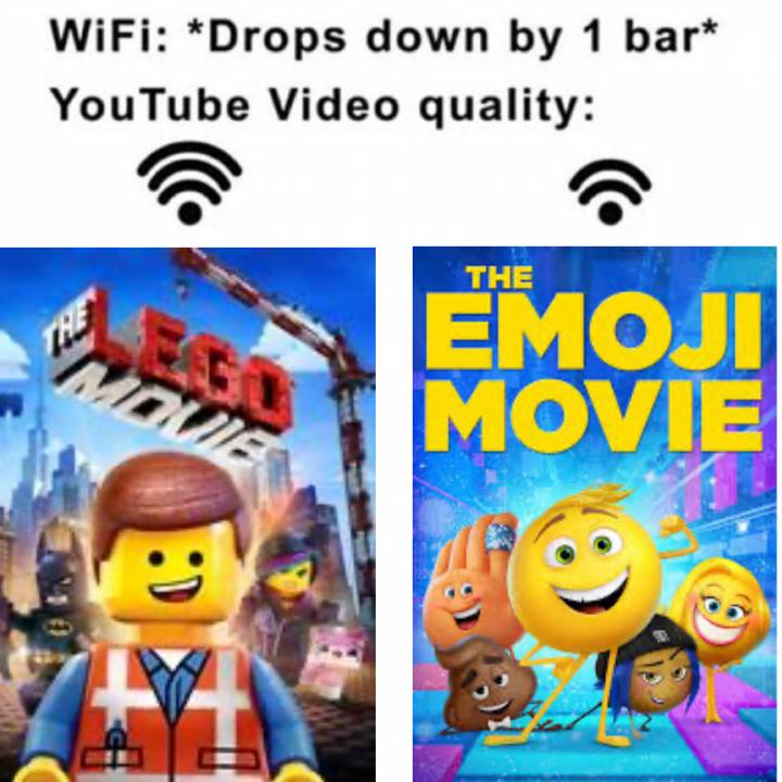 The lego movie is better than the emoji movie by