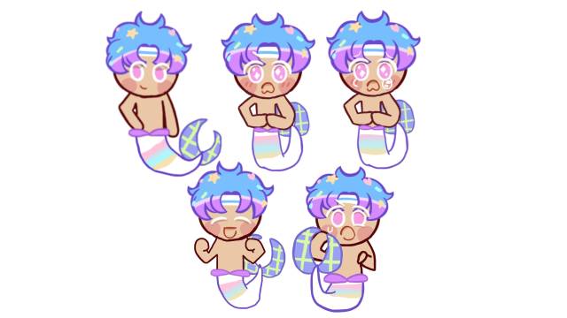 Merman Popping Candy Cookie on Sketchers United