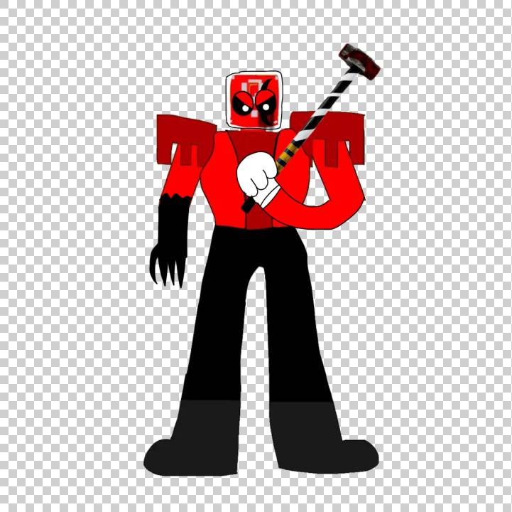 Red blocky [GBCV] #goldenblockycorruptionverse by golden_blocky on ...
