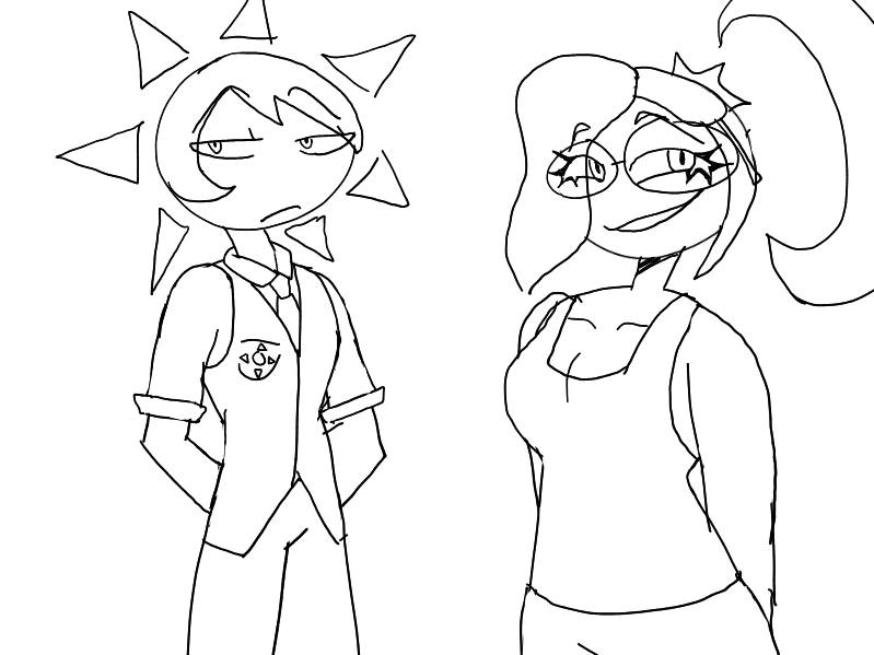 the Celestial Twins by luvsik_scenemo on Sketchers United
