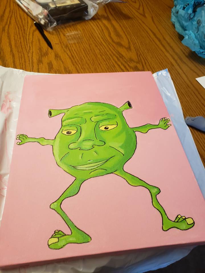 How To Draw Shrek Mike Wazowski