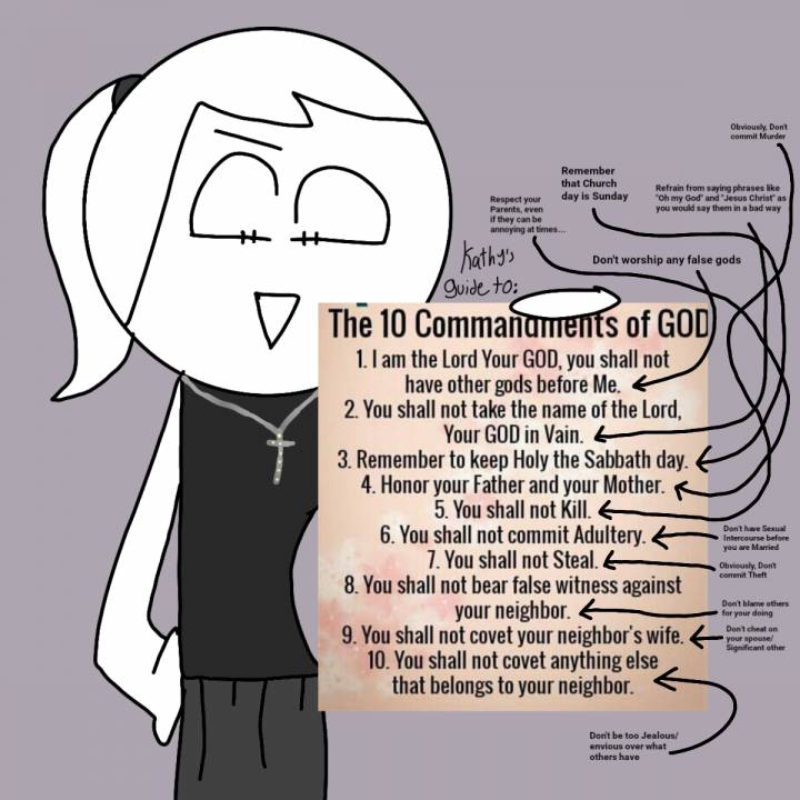 Kathy's guide to the 10 Commandments by CM1987 on Sketchers United