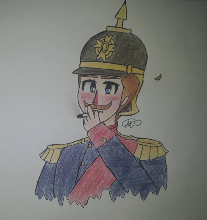 Kaiser Wilhelm II smoking by MarcoNotF0und on Sketchers United