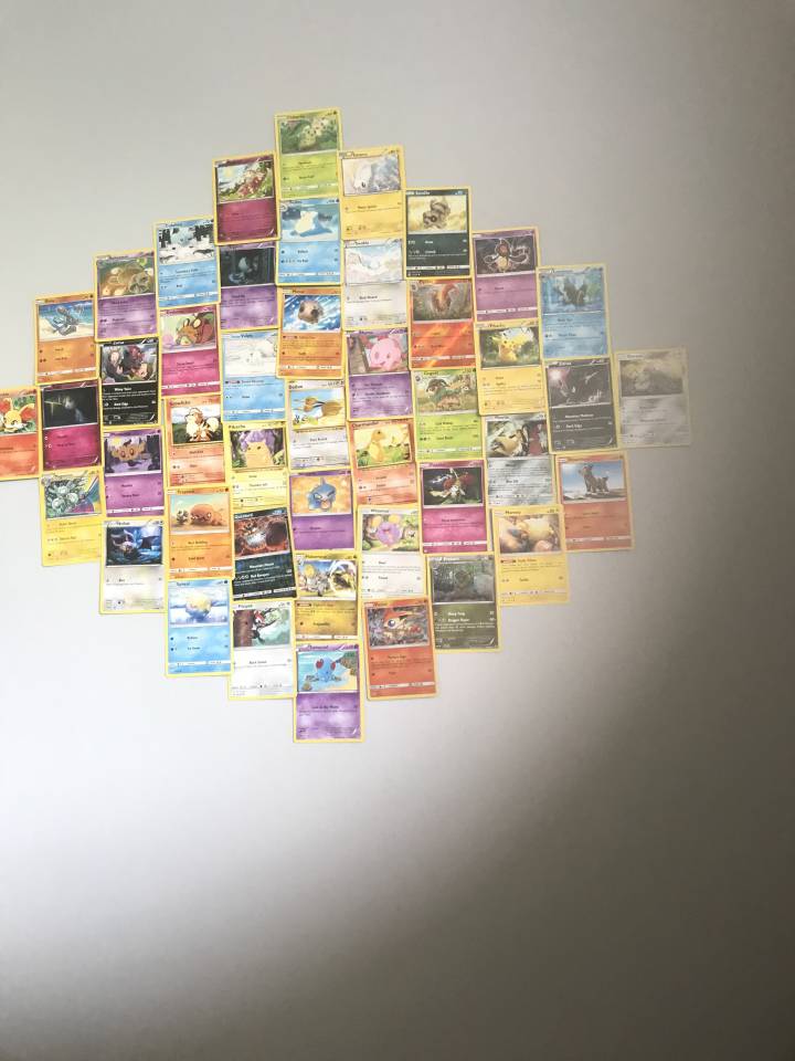 fixed pokemon card wall by X0LELI_x on Sketchers United