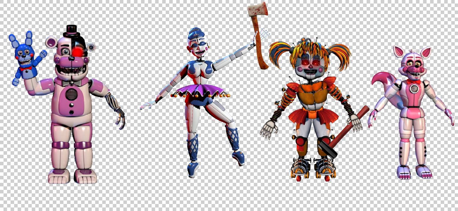 Horror funtime animatronics PNG by Vincentmarucut on Sketchers United