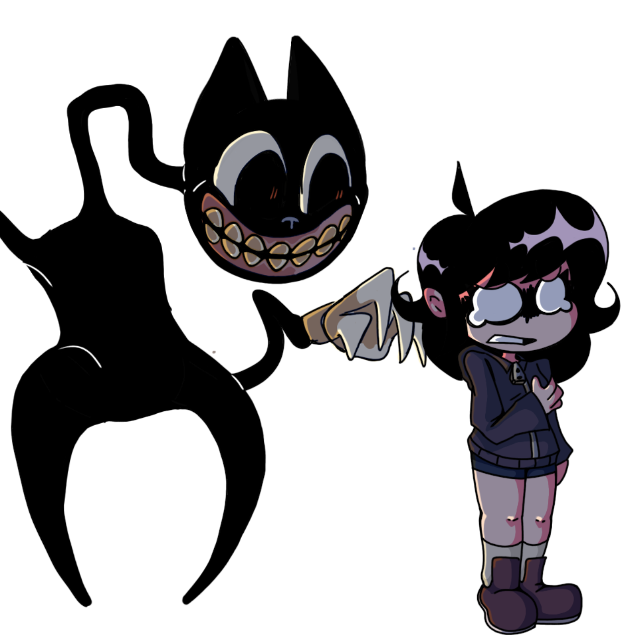 Cartoon cat and luna Henderson 😦‼️ by MrTeo0zz on Sketchers United
