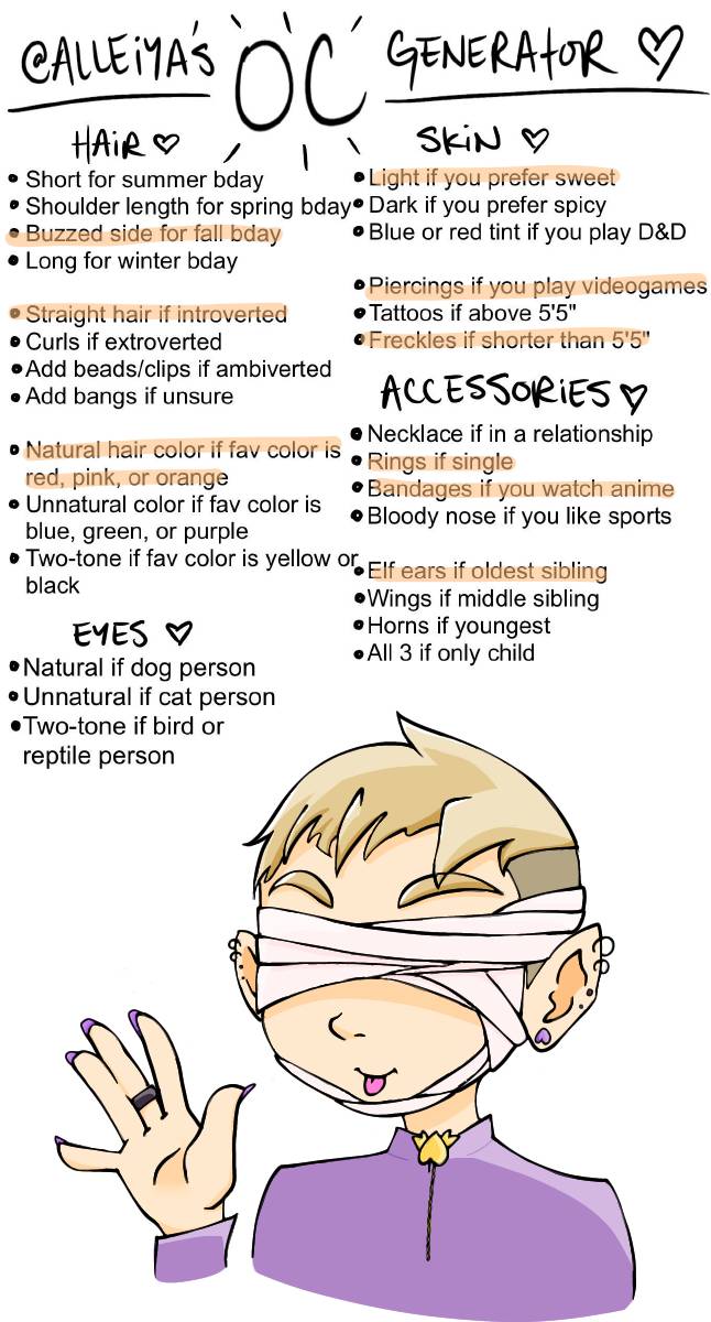 Oc Generator by MegaloMandarin on Sketchers United