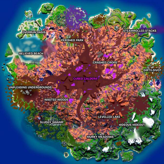 Fortnite Chapter 2 Map After End Event Concept By 2023 On Sketchers United 7508