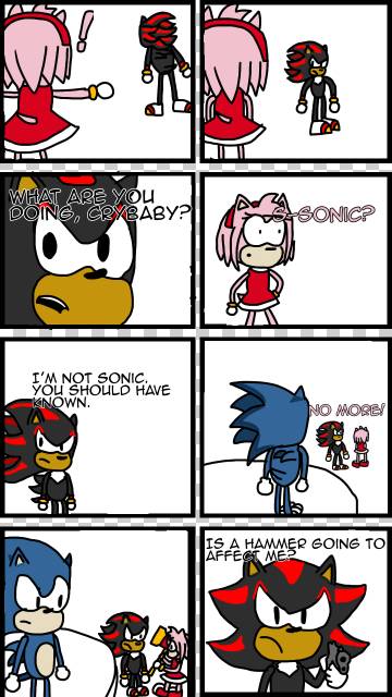 Funny Shadow The Werehog Comic