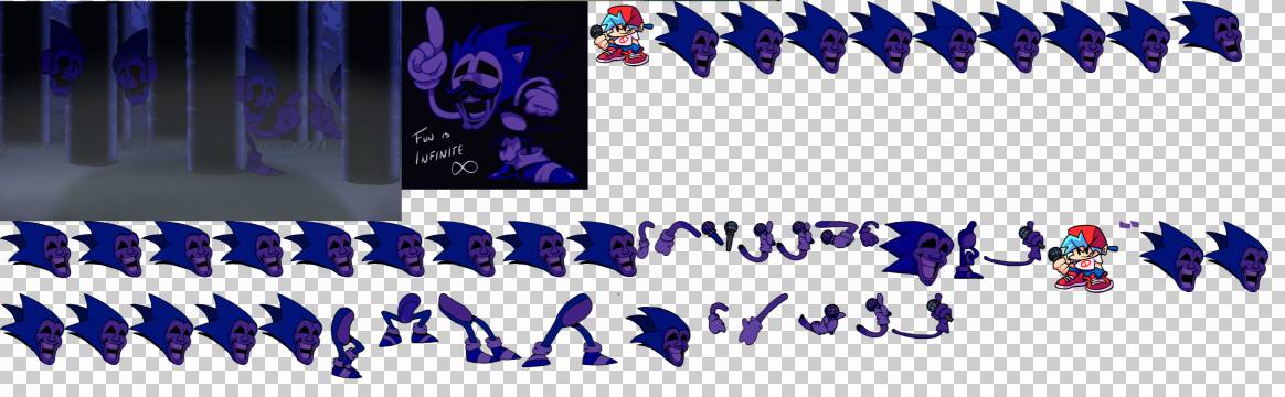 Majin sonic sprites remake by Sonic1991 on Sketchers United