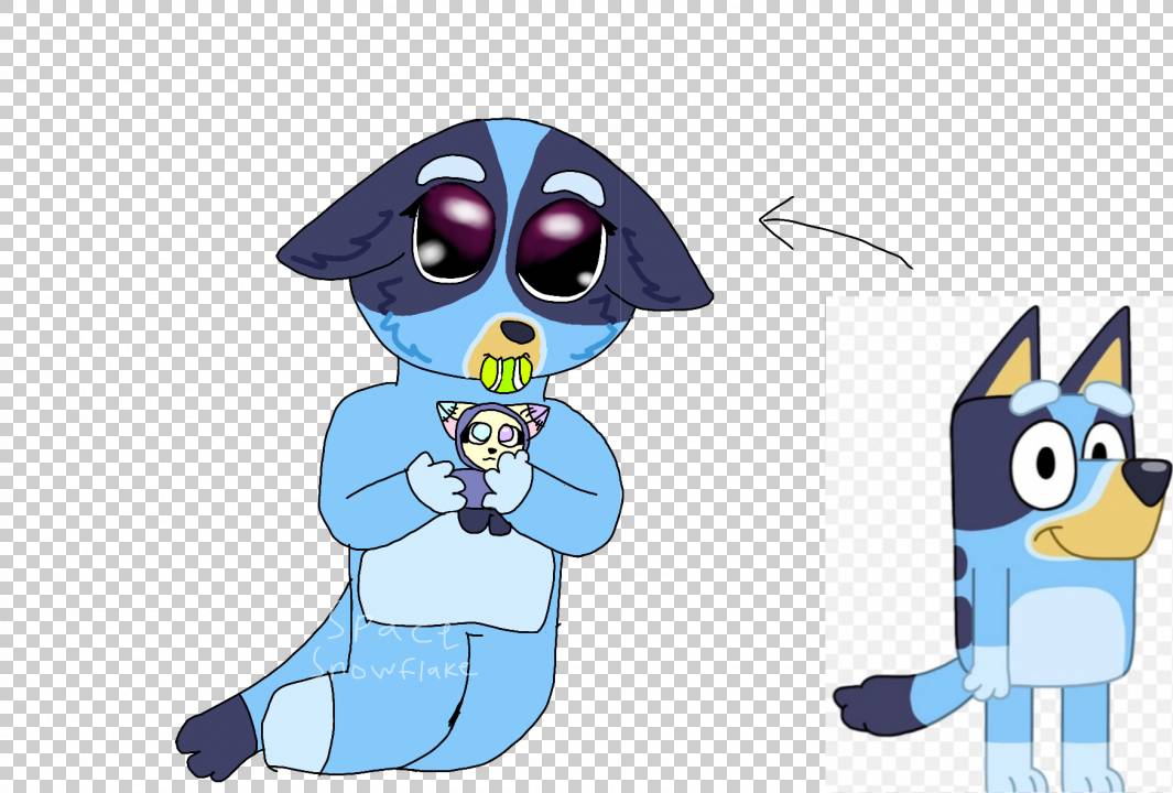 Bluey but in my art style??? by Space_Snowflake on Sketchers United