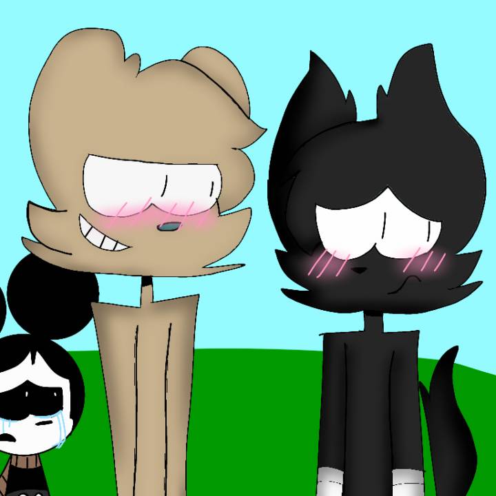 Bear x cartoon cat (what about sad mouse? ( ) by bearthebear on